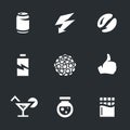 Vector Set of Various Energy Icons.