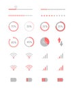 Vector Set of Various Indicators