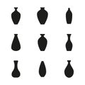 Vector set of vases