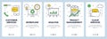 Vector modern thin line customer services concept web banner set