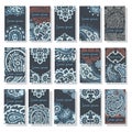 Vector set of  vintage style templates.  Vector templates vintage frames and backgrounds. Can be used for printed materials, eleme Royalty Free Stock Photo