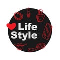 Life style vector