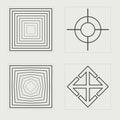 Vector set of Y2K. Large set of retro objects for design. Cyberpunk elements. Royalty Free Stock Photo