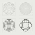 Vector set of Y2K. Large set of retro objects for design. Elements for graphic decoration. Royalty Free Stock Photo