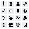 Vector Sewing icon set