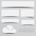 Vector Shadow Effects Royalty Free Stock Photo