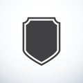 Vector shield icon Royalty Free Stock Photo