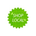 Vector Shop Local Badge, Logo Icon Template Background.