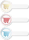 Vector shopping cart item Royalty Free Stock Photo