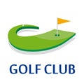 Vector sign abstract Golf Club