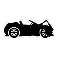 Vector sign. Car. Royalty Free Stock Photo