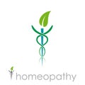 Vector sign homeopathy, alternative medicine