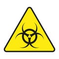 Vector sign toxic. Sign toxic isolated. Symbol Warning toxic. Sign nuclear. Radiation sign