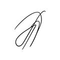 Vector signature. Autograph hand drawn. Scrawl signature. Handwritten autograph. Handwriting scribble by pen. Written black sign Royalty Free Stock Photo