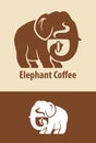 Elephant Coffee Character