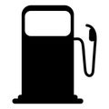 Vector Silhouette Of Gas Pump Icon