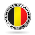 vector made in belgium sign