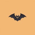 The Minimalist Bat Logo Vector