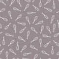 Vector simple grey kitchen whisks seamless doodle pattern background. Perfect for fabric, scrapbooking and wallpaper Royalty Free Stock Photo