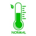 Simple icon, Liquid Thermometer, normal