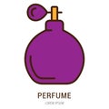 Vector Simple Logo Template Perfume