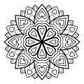 Vector simple mandala.