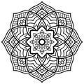 Vector simple mandala.