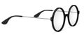 Vector simple round glasses, spectacles