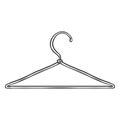 Vector Single Sketch Wardrobe Shoulder Hanger