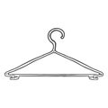 Vector Single Sketch Wardrobe Shoulder Hanger