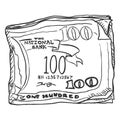 Vector Single Sketch Bundle of Money