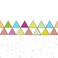Vector Sketched Colored Triangles