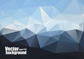 Vector Sky and Triangles Background. Futuristic Technology Background.