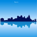 Vector skyline of Perm. Russia