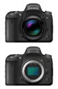 Vector SLR Camera Royalty Free Stock Photo