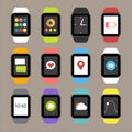 Vector Smart Watch Icons