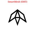 Vector SmartMesh SMT logo Royalty Free Stock Photo