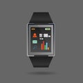 Vector of Smartwatch new technology