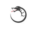 vector snake simple logo design element