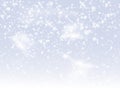 Vector snowfall isolated. Winter background. Snow overlay illustration