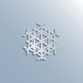 Vector snowflake