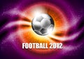 Vector soccer background Royalty Free Stock Photo