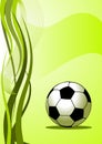 Vector soccer Background Royalty Free Stock Photo