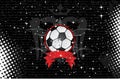 Vector soccer ball Royalty Free Stock Photo