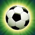 Vector soccer ball Royalty Free Stock Photo