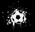 Vector soccer ball illustration Royalty Free Stock Photo