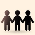 Vector Social Icon - Group of People