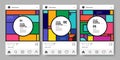 Colourful Vector Social Media Post Design For Instagram Feed