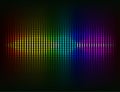 Vector sound waves Music colorful elements Royalty Free Stock Photo