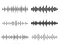 Vector sound waves. Music Digital Equalizer.